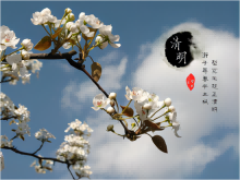 梨花風(fēng)起正清明，游子尋春半出城